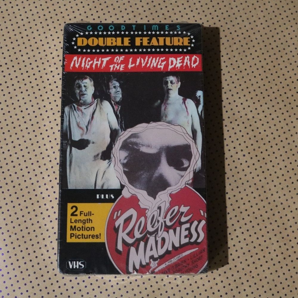 Night of the Living Dead / Reefer Madness VHS SEALED